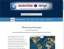 Tablet Screenshot of blog.momentumeurope.org
